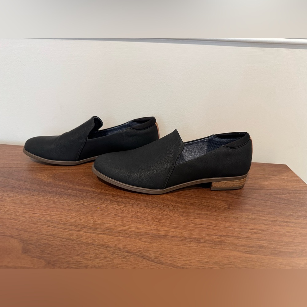 Dr Scholls Black Slip-On Loafers women’s size 8 comfort new
